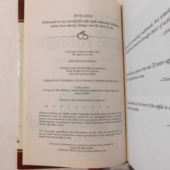 Getting the Blue Ribbon by Jones Loflin SIGNED 2011 HBDJ Improve Productivity - Picture 5 of 7